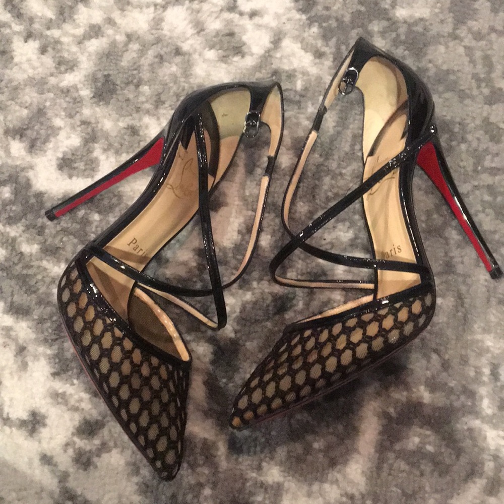 Christian Louboutin Cross Blake 120 Heels